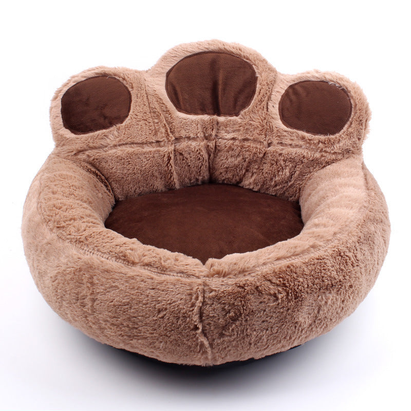 HKM-013267 Plush Bear Paw Pet Mat for Dogs and Cats in Various Sizes and Colors