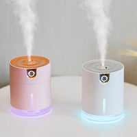 HKM-013331 Creative Mini Water Drop Humidifier with Night Light, 1L Capacity, Ultrasonic, 2-8 Hour Timer, Quiet Operation, Multiple Colors