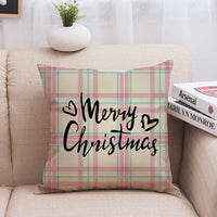 HKM-013587 Christmas-Themed Polyester Pillowcase for Cozy Holiday Decor