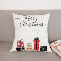 HKM-013587 Christmas-Themed Polyester Pillowcase for Cozy Holiday Decor