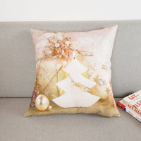 HKM-013587 Christmas-Themed Polyester Pillowcase for Cozy Holiday Decor