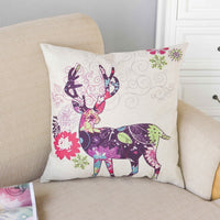 HKM-013587 Christmas-Themed Polyester Pillowcase for Cozy Holiday Decor
