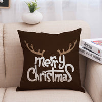HKM-013587 Christmas-Themed Polyester Pillowcase for Cozy Holiday Decor