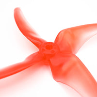 HKM-013651 Red 5-Inch 4-Blade Propeller for Youth (Ages 15-35) - 2 Pairs