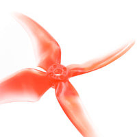 HKM-013651 Red 5-Inch 4-Blade Propeller for Youth (Ages 15-35) - 2 Pairs