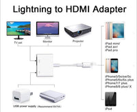 HKM-013843 HDMI Adapter for iPhone Lightning - 1080p HD On-Screen Converter