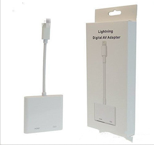 HKM-013843 HDMI Adapter for iPhone Lightning - 1080p HD On-Screen Converter