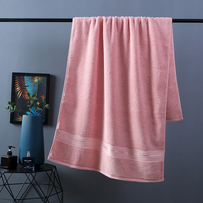 HKM-014035 Cotton Bath Towel Set - 3-Piece Collection with Beach Towel and Square Scarf in Multiple Colors