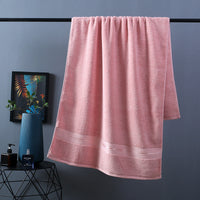 HKM-014035 Cotton Bath Towel Set - 3-Piece Collection with Beach Towel and Square Scarf in Multiple Colors