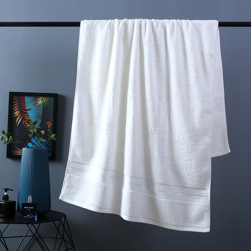 HKM-014035 Cotton Bath Towel Set - 3-Piece Collection with Beach Towel and Square Scarf in Multiple Colors