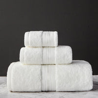 HKM-014035 Cotton Bath Towel Set - 3-Piece Collection with Beach Towel and Square Scarf in Multiple Colors