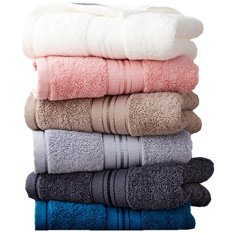 HKM-014035 Cotton Bath Towel Set - 3-Piece Collection with Beach Towel and Square Scarf in Multiple Colors
