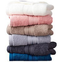 HKM-014035 Cotton Bath Towel Set - 3-Piece Collection with Beach Towel and Square Scarf in Multiple Colors