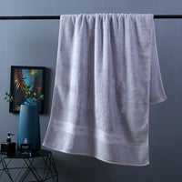 HKM-014035 Cotton Bath Towel Set - 3-Piece Collection with Beach Towel and Square Scarf in Multiple Colors
