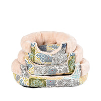 HKM-014099 Washable Cotton Pet Nest with Removable Dog Mat - Breathable and Comfortable Design in Various Sizes