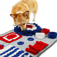 HKM-014291 Interactive Dog Snuffle Mat - Fun Textures, Available in Multiple Sizes