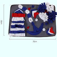 HKM-014291 Interactive Dog Snuffle Mat - Fun Textures, Available in Multiple Sizes