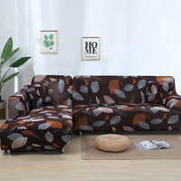 HKM-014291 Stretch Print Sofa Cover in Fashionable Design for Various Sizes
