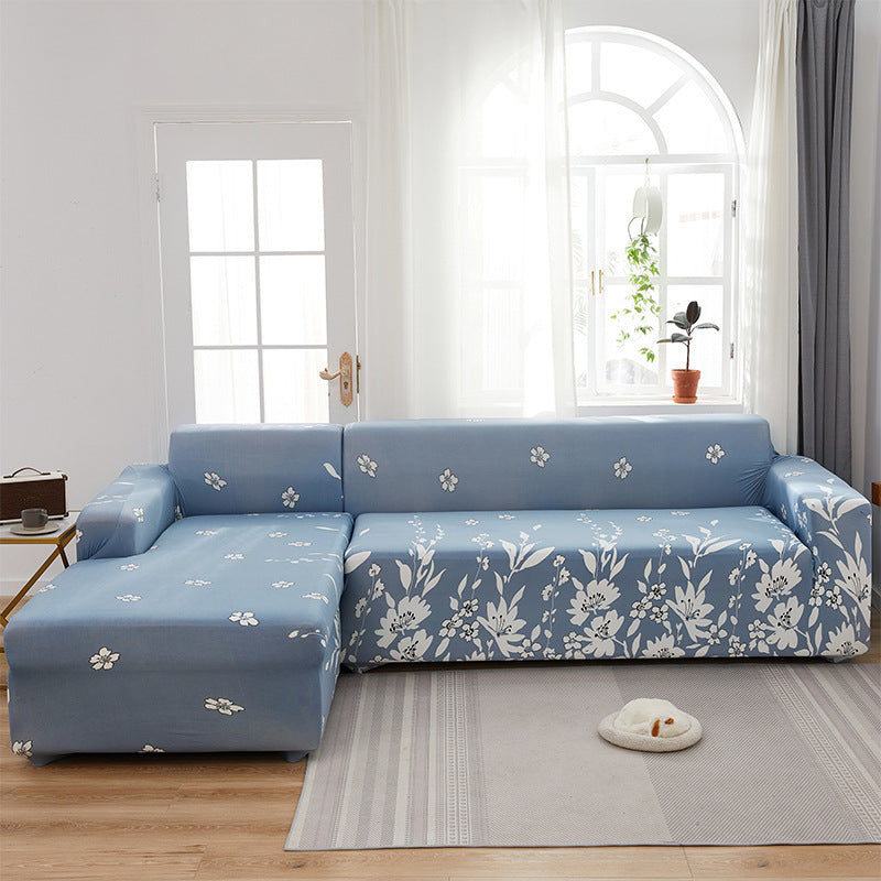 HKM-014291 Stretch Print Sofa Cover in Fashionable Design for Various Sizes
