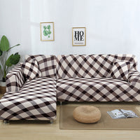 HKM-014291 Stretch Print Sofa Cover in Fashionable Design for Various Sizes