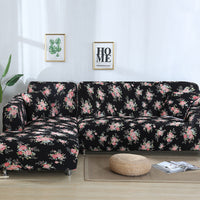 HKM-014291 Stretch Print Sofa Cover in Fashionable Design for Various Sizes