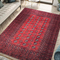 HKM-014355 Bohemian Ethnic Geometric Pattern Crystal Velvet Carpet in Various Sizes