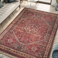 HKM-014355 Bohemian Ethnic Geometric Pattern Crystal Velvet Carpet in Various Sizes