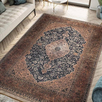 HKM-014355 Bohemian Ethnic Geometric Pattern Crystal Velvet Carpet in Various Sizes