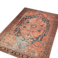 HKM-014355 Bohemian Ethnic Geometric Pattern Crystal Velvet Carpet in Various Sizes