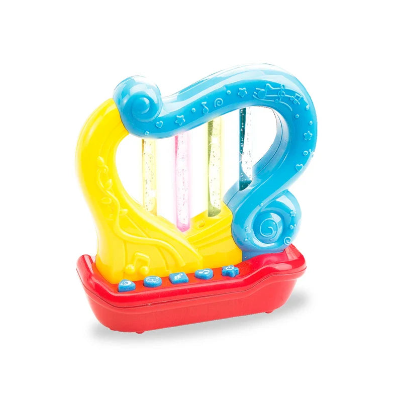 Electric Baby Cartoon Musical Harp Toy with Lights for Early Learning