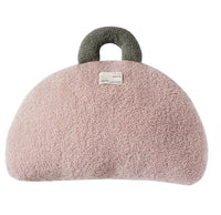 HKM-014419 Personality Plush Backrest Pillow in Briefcase, Dumpling Bag, and Round Bag Shapes