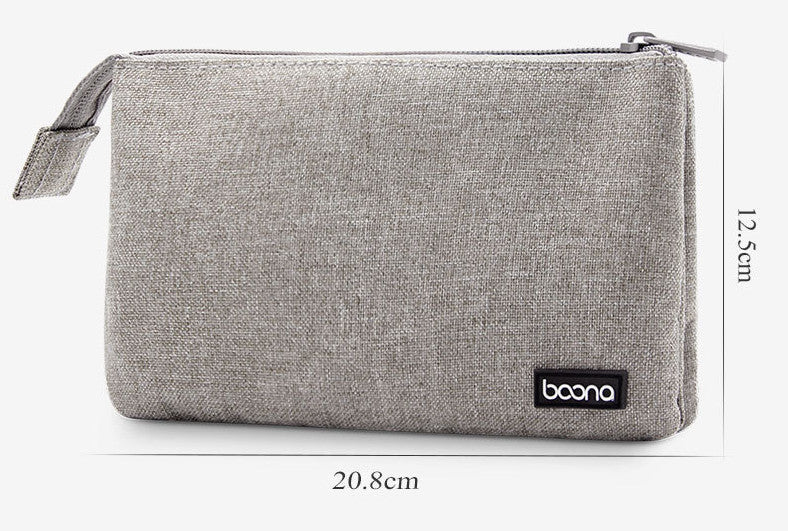 HKM-014483 Portable Oxford Cloth Storage Bag for Data Cables and Mobile Accessories