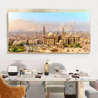 HKM-014547 Frameless Solid Wood Decorative Canvas Painting for Living Room
