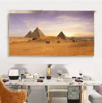 HKM-014547 Frameless Solid Wood Decorative Canvas Painting for Living Room