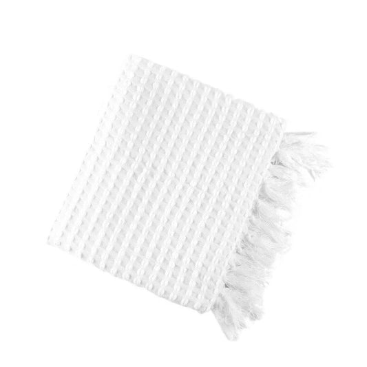 HKM-014611 Nordic Solid Color Knitted Wool Blanket with Tassels – Available in 130x172cm & 130x240cm Sizes