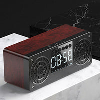 HKM-014675 Wooden Bluetooth Speaker with Subwoofer and Card Input, 1200mAh Battery