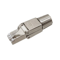 HKM-014803 Shielded CAT6A Modular Plug - 10 Gigabit Pressure-Free Network Connector, 74mm Size