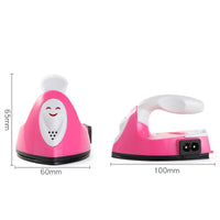 HKM-014931 Mini Electric Iron for DIY Crafting and Rhinestone Application, Portable Handmade Tool, 180°C Heating