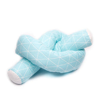 HKM-014931 Plaid Children's Bed with Baby Anti-Collision Soft Pillow Protection