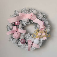 HKM-015059 Multicolor LED String Light Christmas Wreath with Pine Cones and Berries