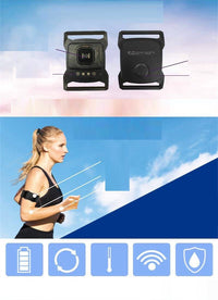 HKM-015123 Dual Mode Exercise Heart Rate Monitor Arm Band - Rechargeable, Waterproof, Bluetooth & ANT+ Compatible