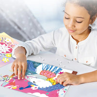 HKM-015187 Rainbow String Art Craft Kit - DIY Unicorn Toys Set for Kids Aged 5+