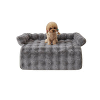 HKM-015379 Thick Plush Thermal Dog Mat with Non-Slip Base, 75x75cm