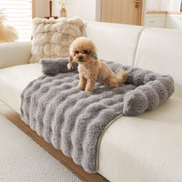 HKM-015379 Thick Plush Thermal Dog Mat with Non-Slip Base, 75x75cm