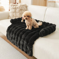 HKM-015379 Thick Plush Thermal Dog Mat with Non-Slip Base, 75x75cm