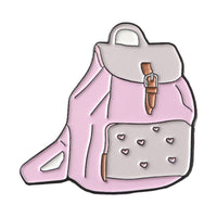 HKM-015443 Pink Alloy Brooch for School Supplies, Mobile Phones, and Video Cards