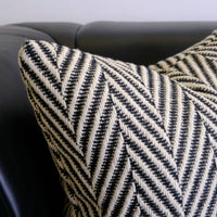 HKM-015571 Simple Herringbone Wool Pillowcase - Modern Striped Design, Multiple Sizes Available