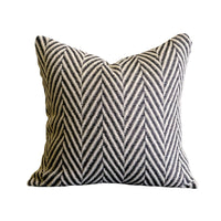 HKM-015571 Simple Herringbone Wool Pillowcase - Modern Striped Design, Multiple Sizes Available