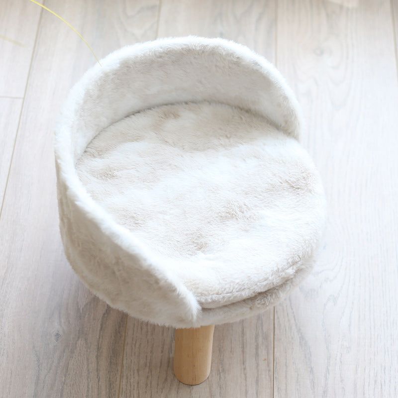HKM-015571 Wooden Pet Nest Sofa Bed for Cats and Puppies, Small & Large Sizes Available