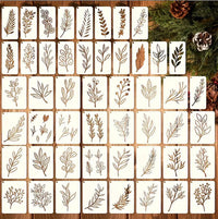 HKM-015699 Floral Spray Painting Template Set with Various Designs and Textures